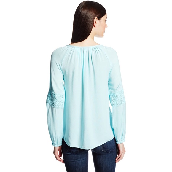 Lilly Pulitzer Briony Top Size Large Turquoise - Picture 8 of 8